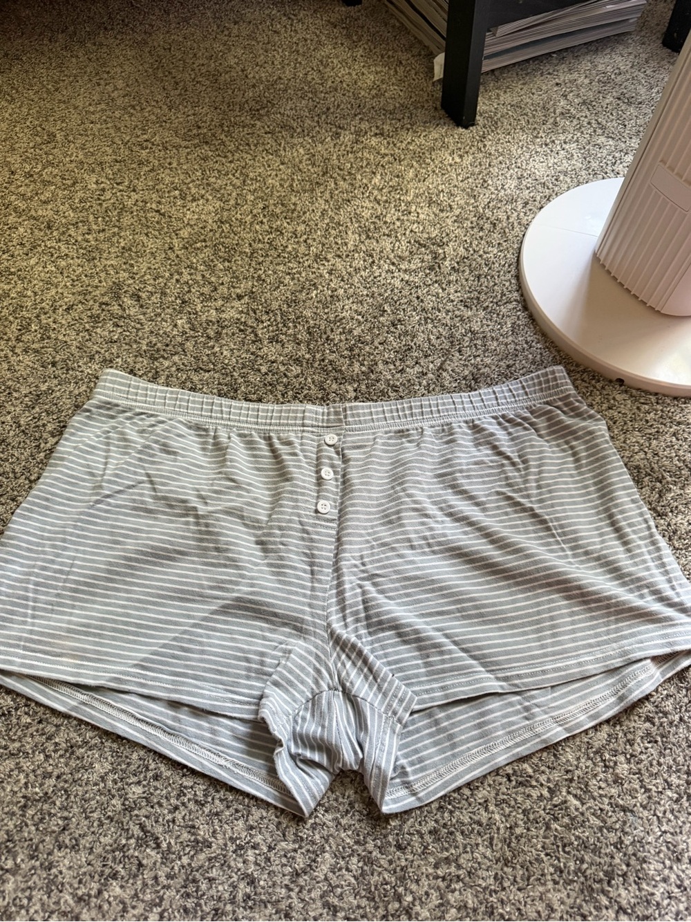 Edikted Striped Blue Women's Lounge Shorts